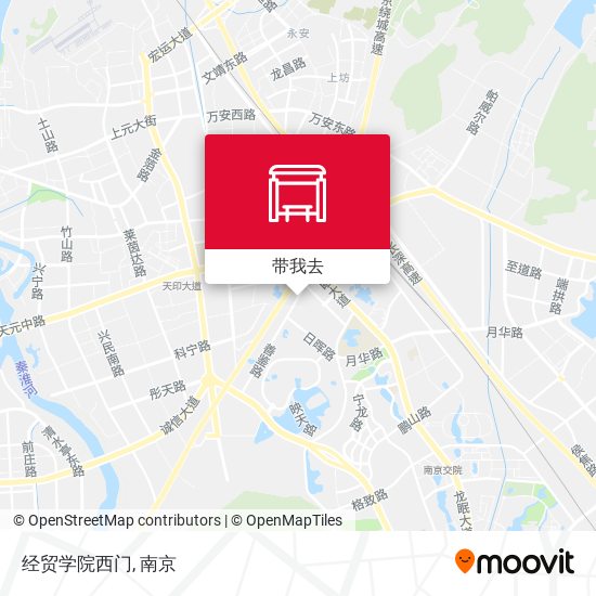 经贸学院西门地图