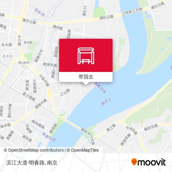 滨江大道·明春路地图