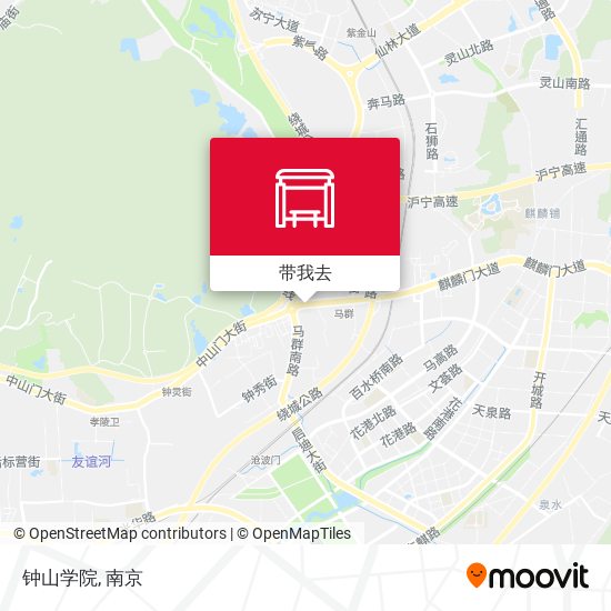 钟山学院地图