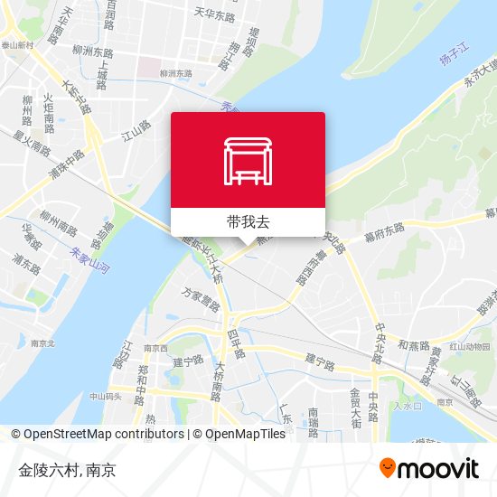 金陵六村地图