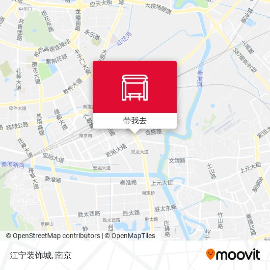 江宁装饰城地图