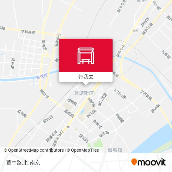 葛中路北地图