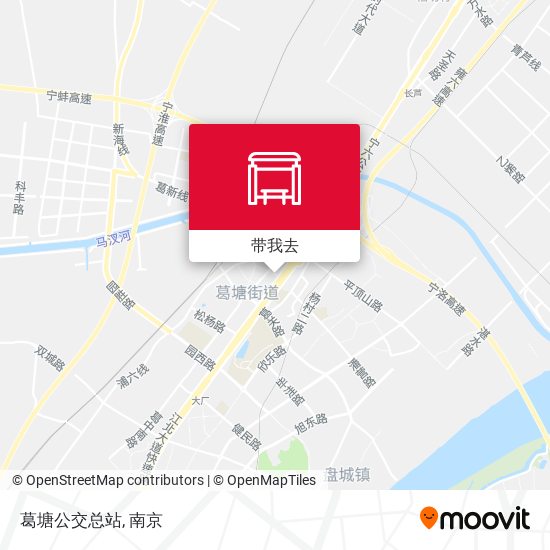 葛塘公交总站地图