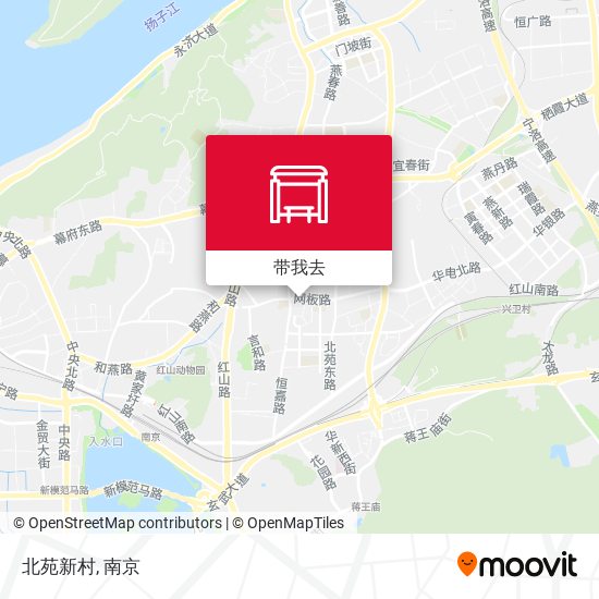 北苑新村地图