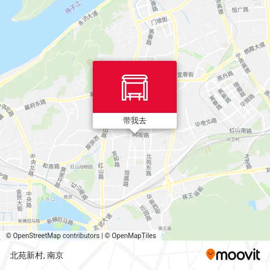 北苑新村地图