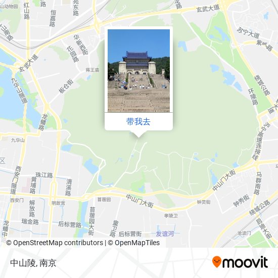 中山陵地图