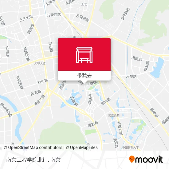 南京工程学院北门地图