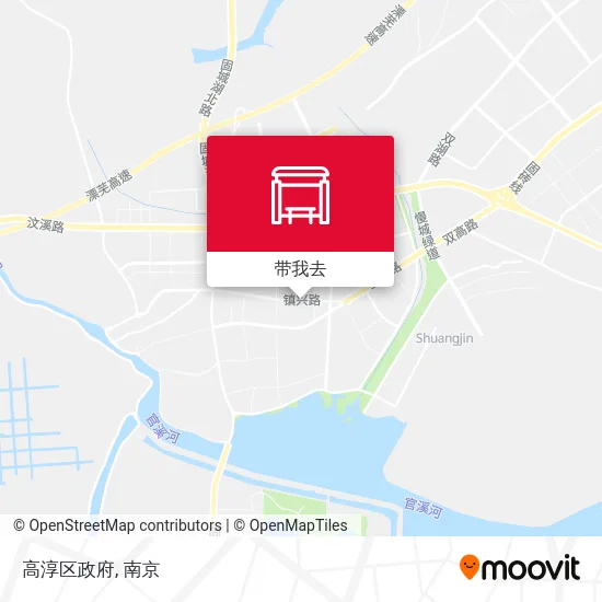 高淳区政府地图