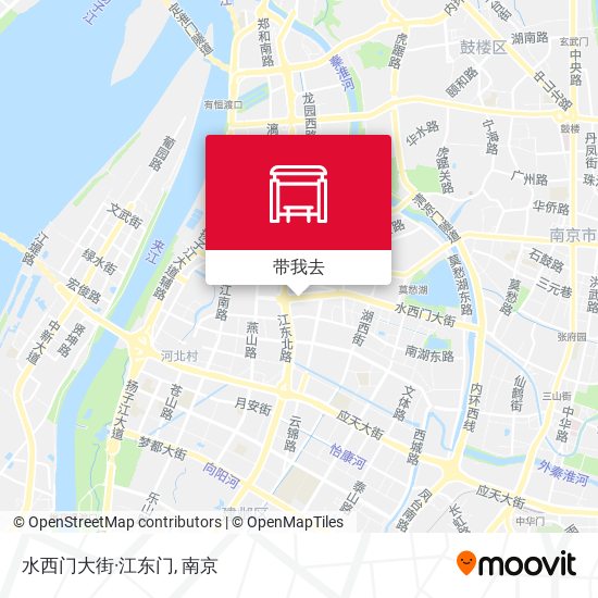 水西门大街·江东门地图