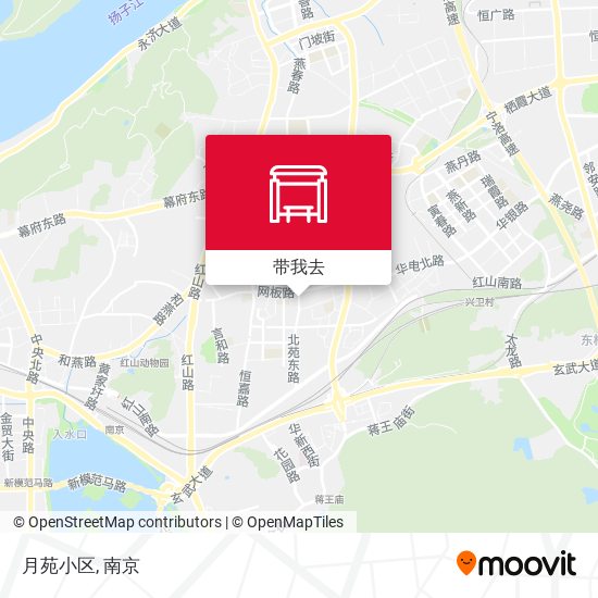 月苑小区地图