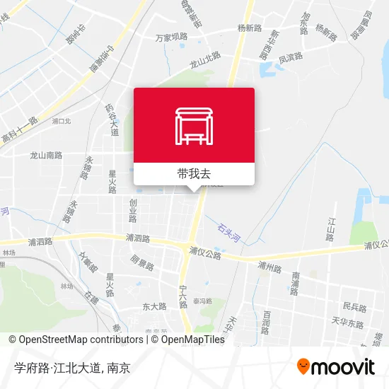 学府路·江北大道地图