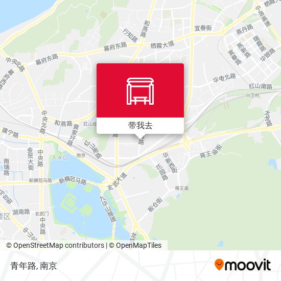 青年路地图