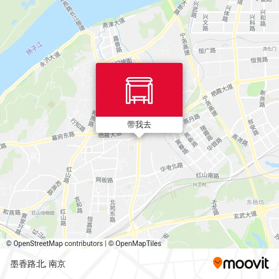 墨香路北地图
