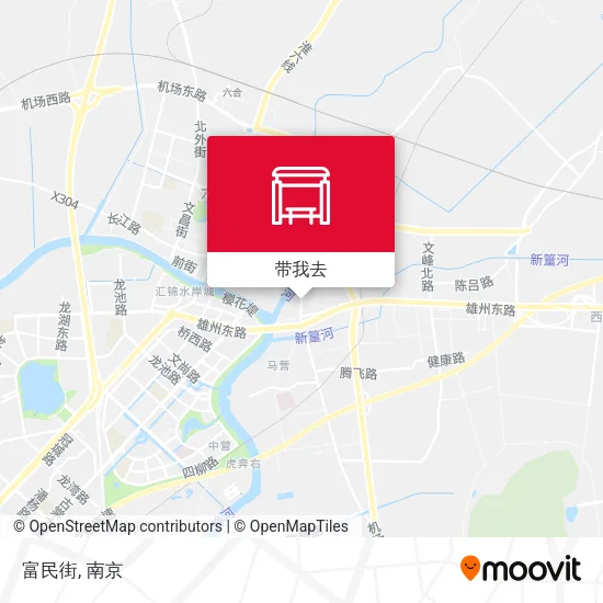 富民街地图