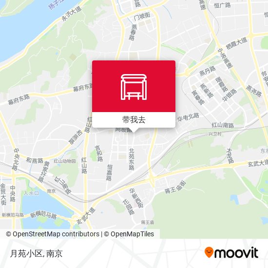 月苑小区地图
