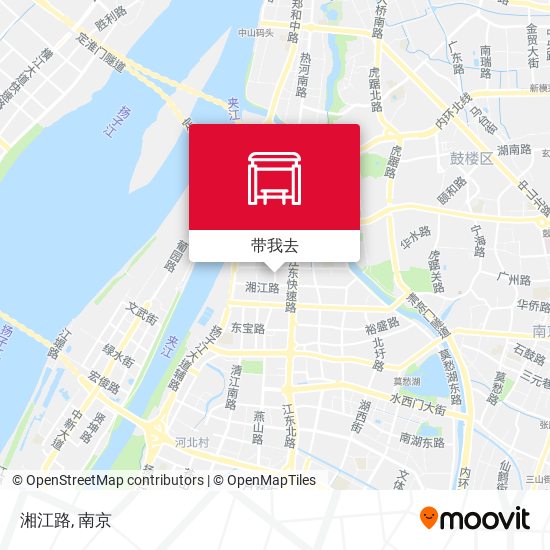 湘江路地图