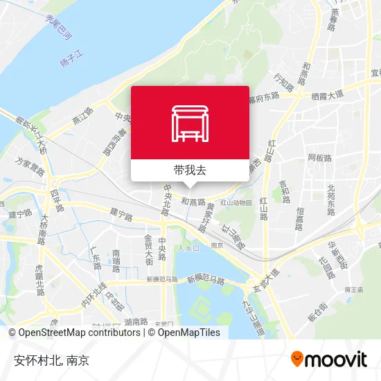 安怀村北地图