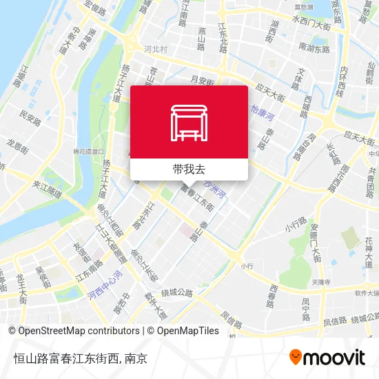 恒山路富春江东街西地图