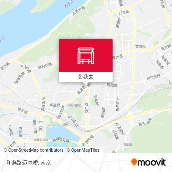 和燕路迈皋桥地图