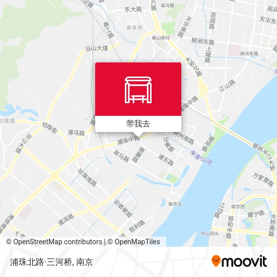 浦珠北路·三河桥地图