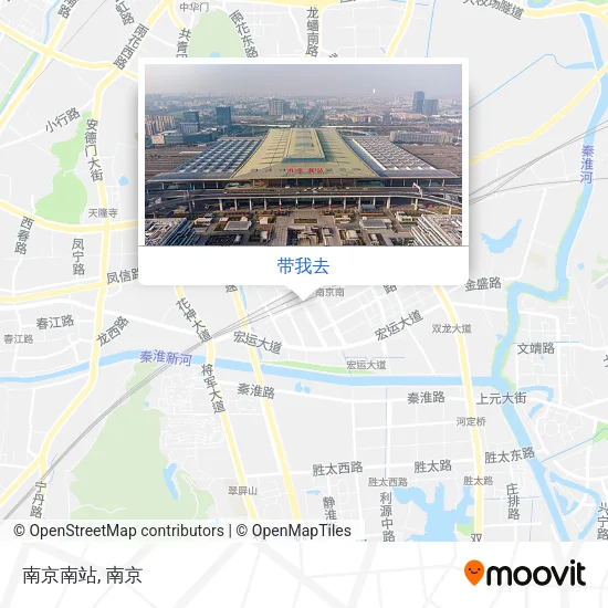 南京南站地图