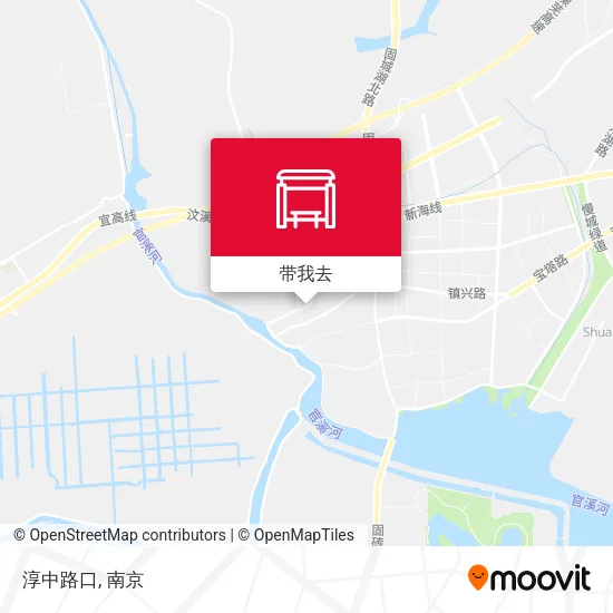 淳中路口地图
