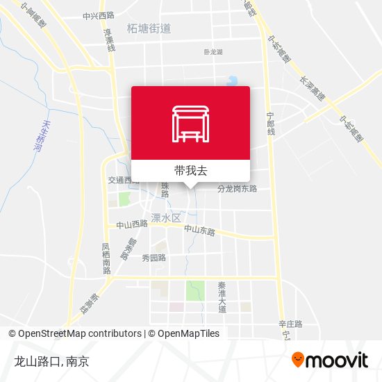 龙山路口地图