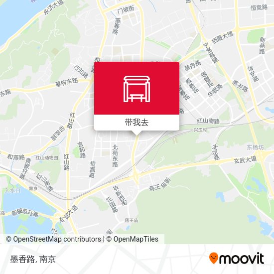 墨香路地图
