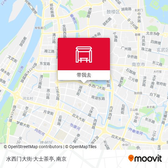 水西门大街·大士茶亭地图