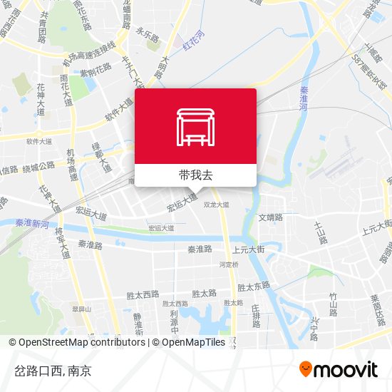 岔路口西地图