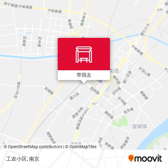 工农小区地图