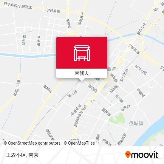 工农小区地图