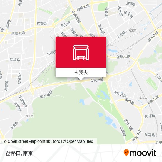 岔路口地图