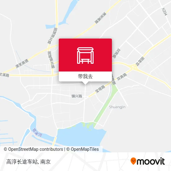 高淳长途车站地图