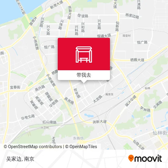 吴家边地图