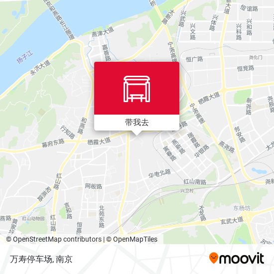 万寿停车场地图