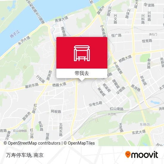 万寿停车场地图