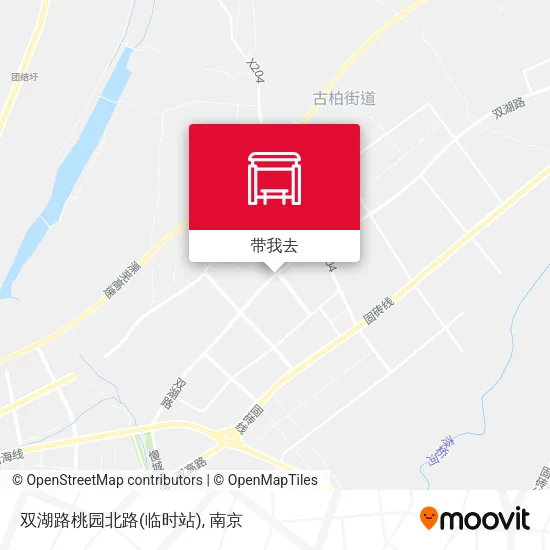 双湖路桃园北路(临时站)地图