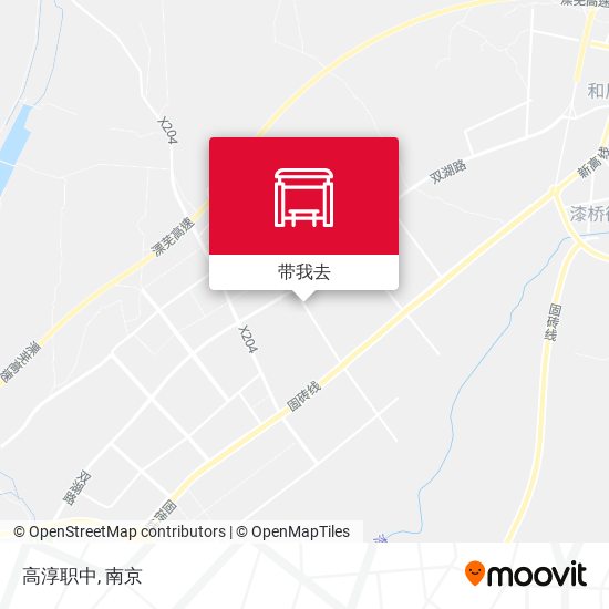 高淳职中地图