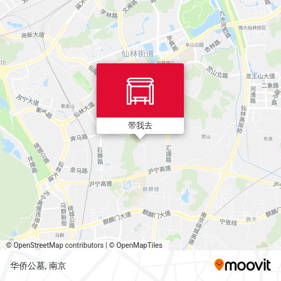 华侨公墓地图