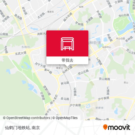 仙鹤门地铁站地图