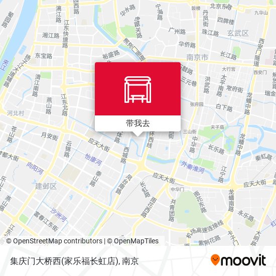集庆门大桥西(家乐福长虹店)地图