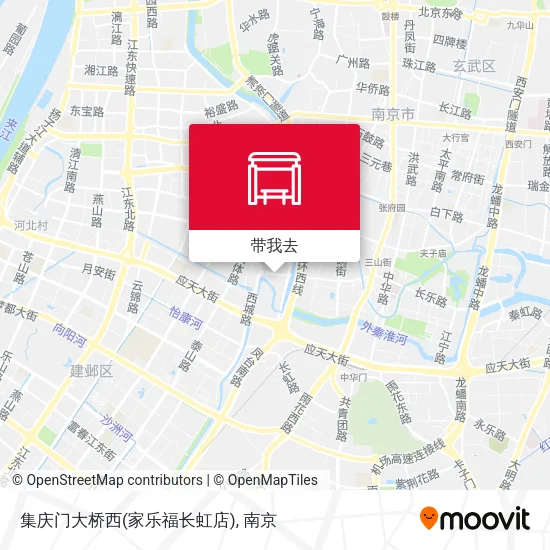 集庆门大桥西(家乐福长虹店)地图