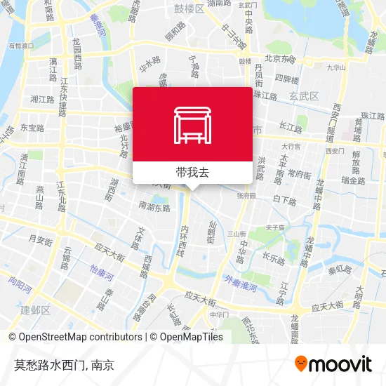 莫愁路水西门地图