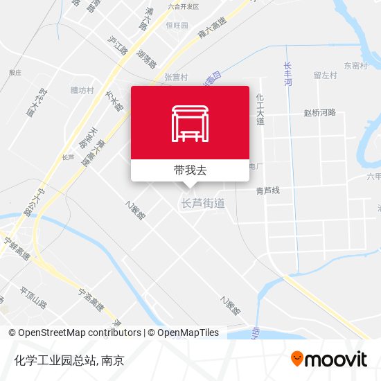 化学工业园总站地图