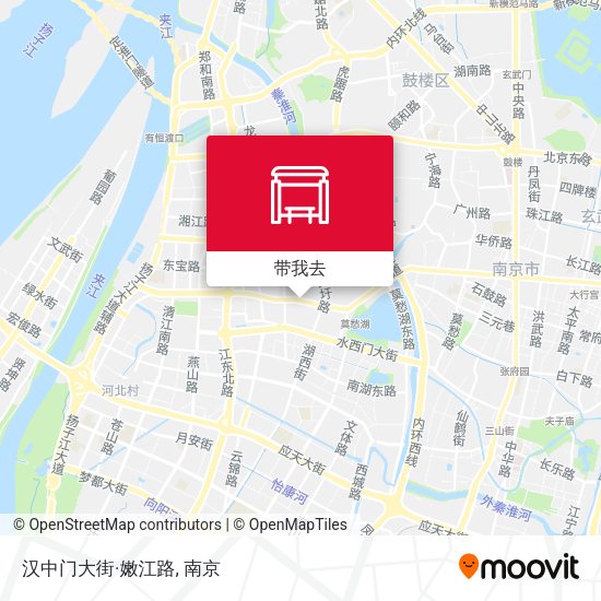 汉中门大街·嫩江路地图