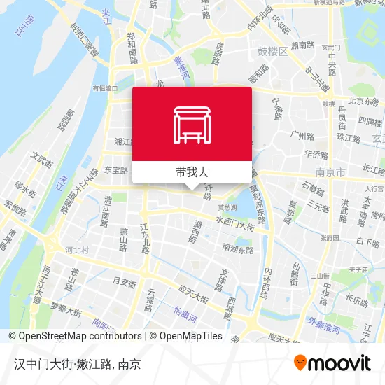 汉中门大街·嫩江路地图
