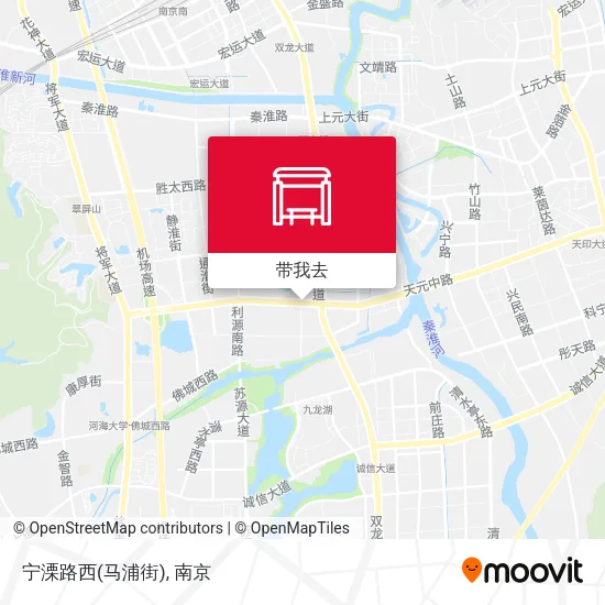 宁溧路西(马浦街)地图