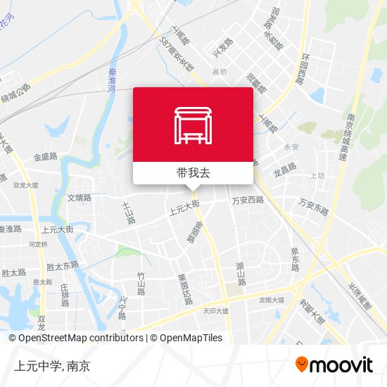 上元中学地图