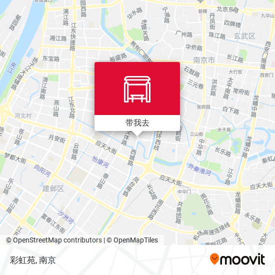 彩虹苑地图
